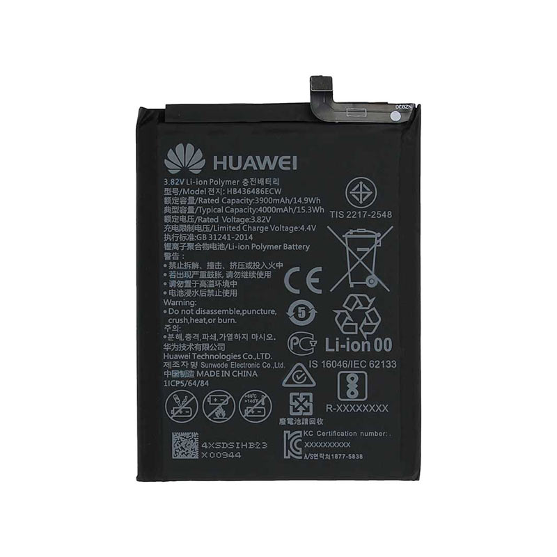 BATTERY-HUAWEI-MATE10-MATE10-PRO-MATE20-P20-PRO-HONOR-V20-HONOR-VIEW-20-HB436486ECW-ORGINAL-FRONT باتری گوشی هوآوی Huawei Mate 10 Pro اورجینال - تصویر 1
