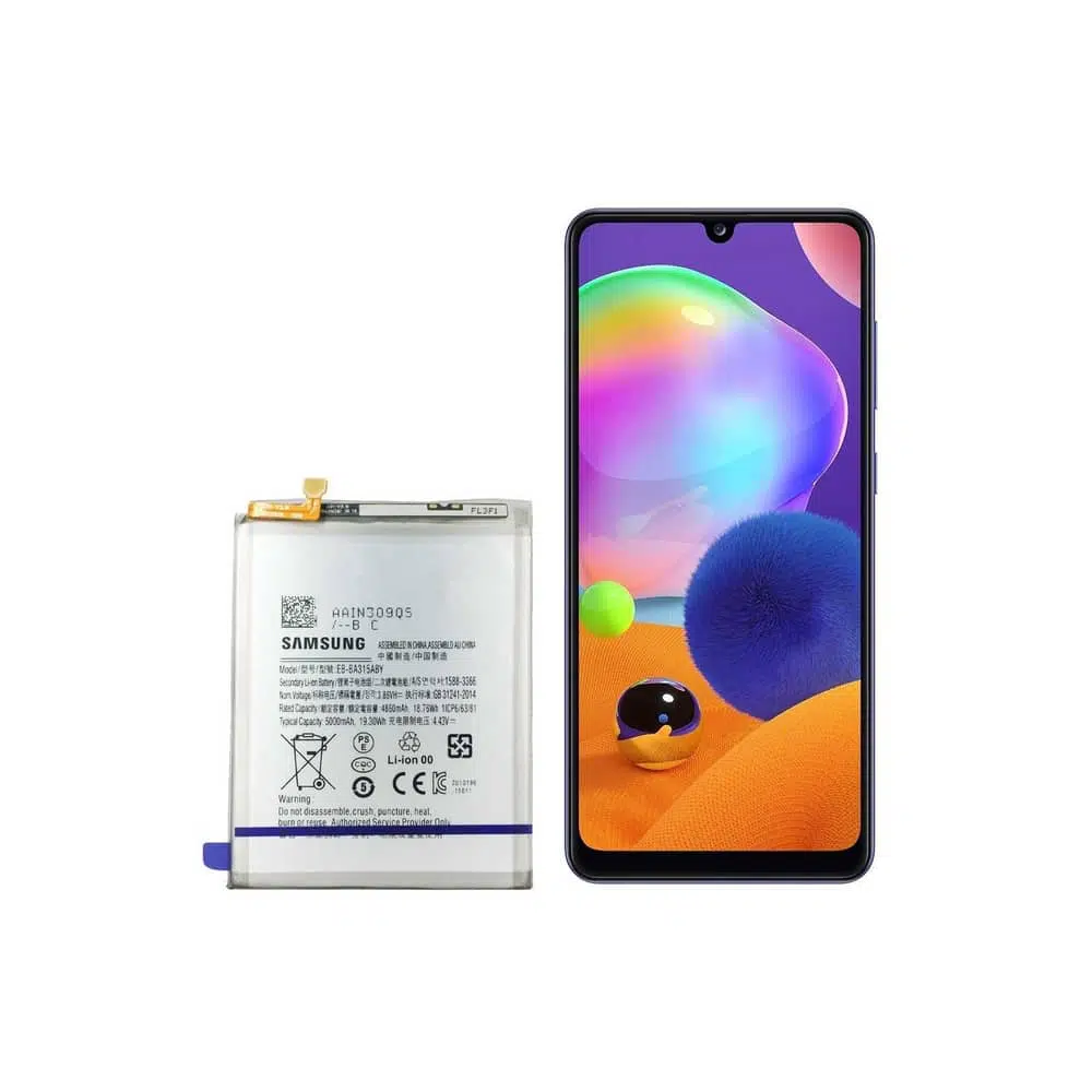 Original-Samsung-A31-phone-battery.jpg باتری گوشی سامسونگ Galaxy A31 اورجینال - تصویر 1